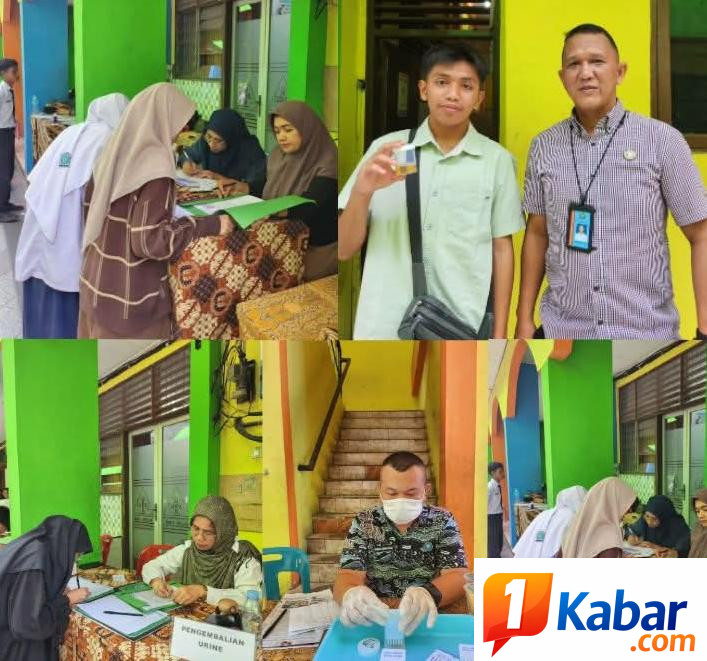 BNNP Sumut Tes Urine 583 Siswa Baru MAN 1 Medan, Deteksi Dini Peredaran Narkotika di Lingkungan Sekolah