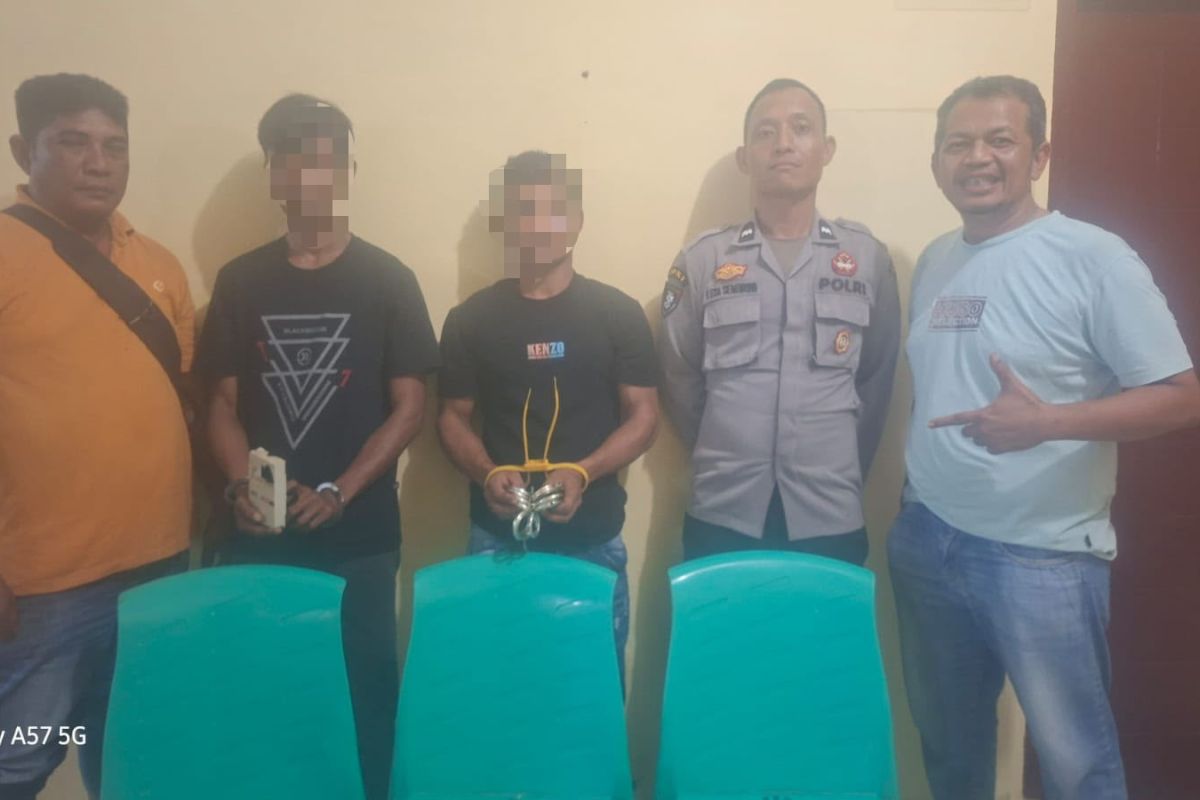Polsek Dolok Masihul Ringkus Dua Pencuri Rumah di Sergai, Kerugian Korban Rp 25 Juta