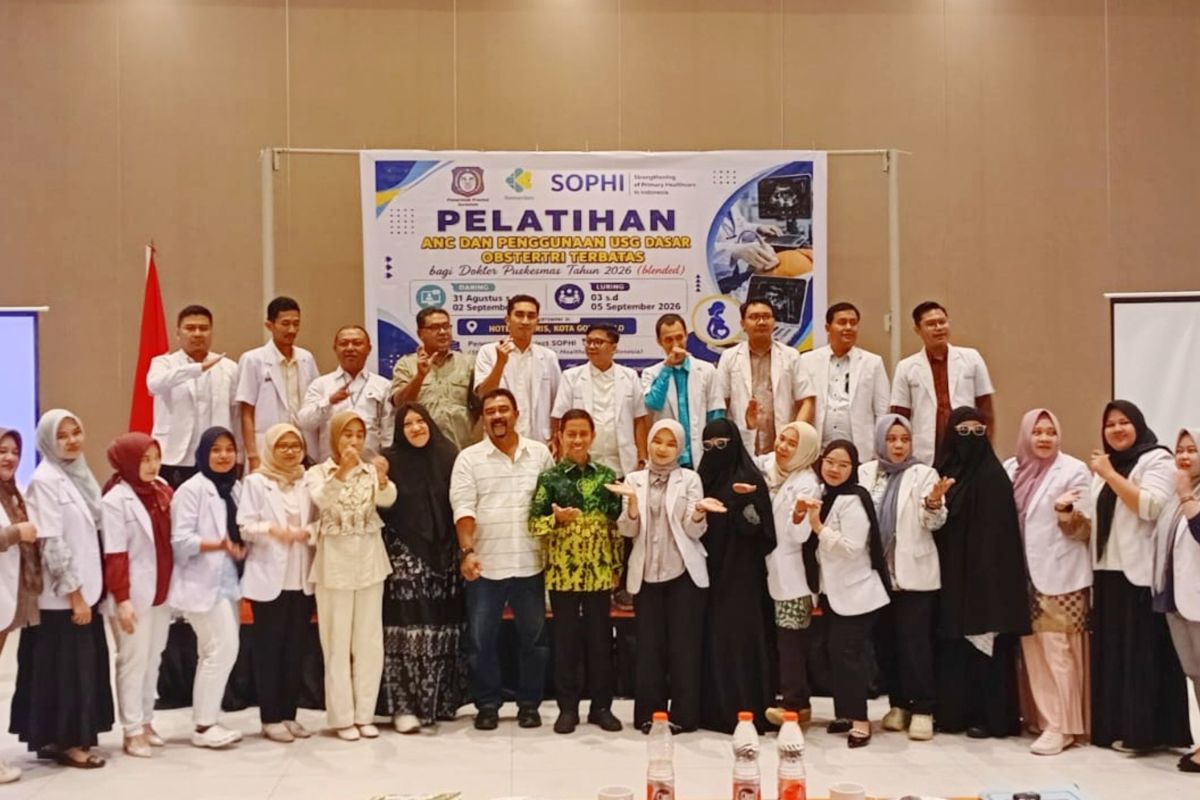 30 Dokter Puskesmas Se-Gorontalo Dilatih ANC dan USG Dasar, Target Cakupan 100 Persen Terlatih