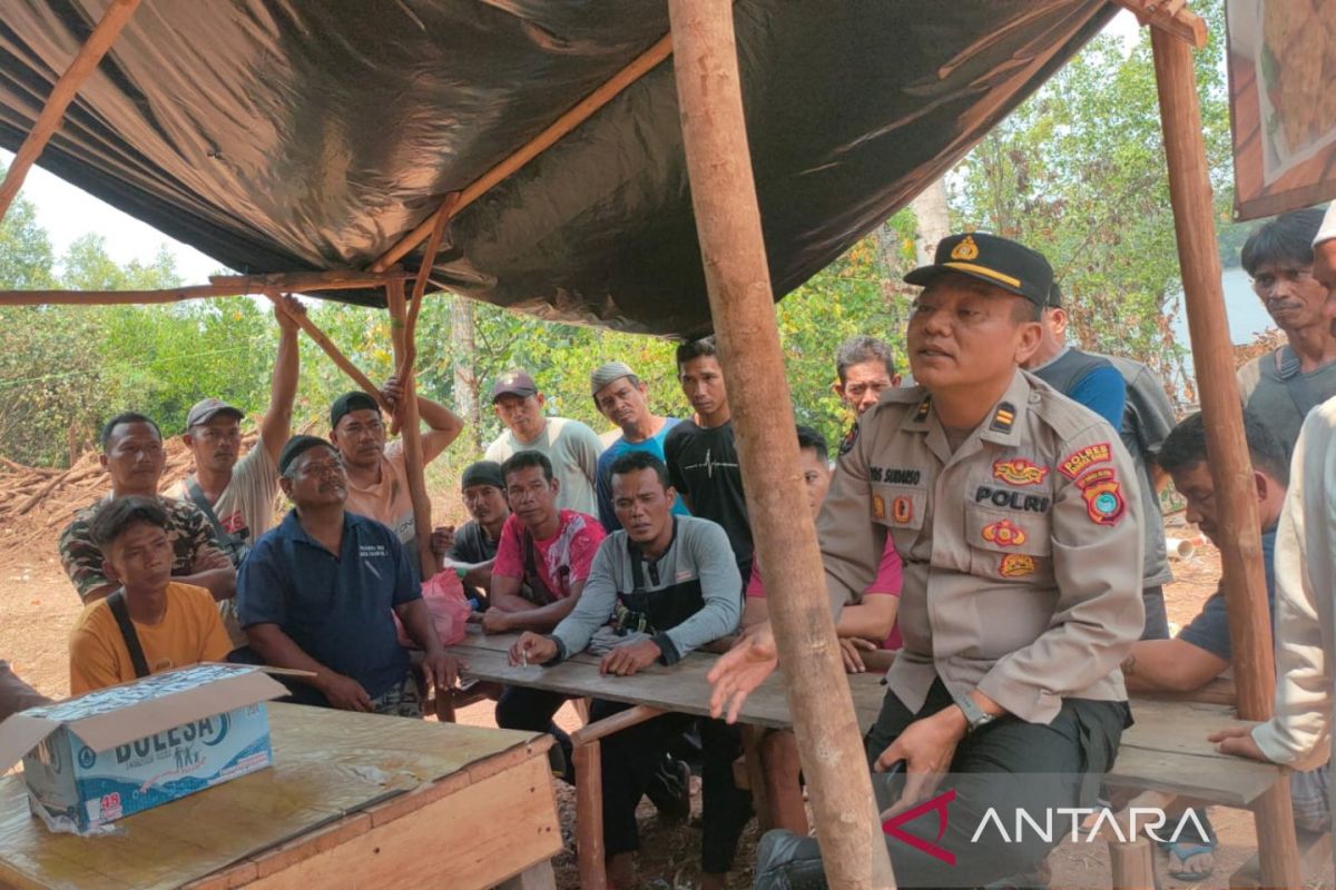 Polres Bangka Barat Hentikan Tambang Liar Timah di DAS Kampak Jebus, 30 Warga Dilibatkan dalam Dialog