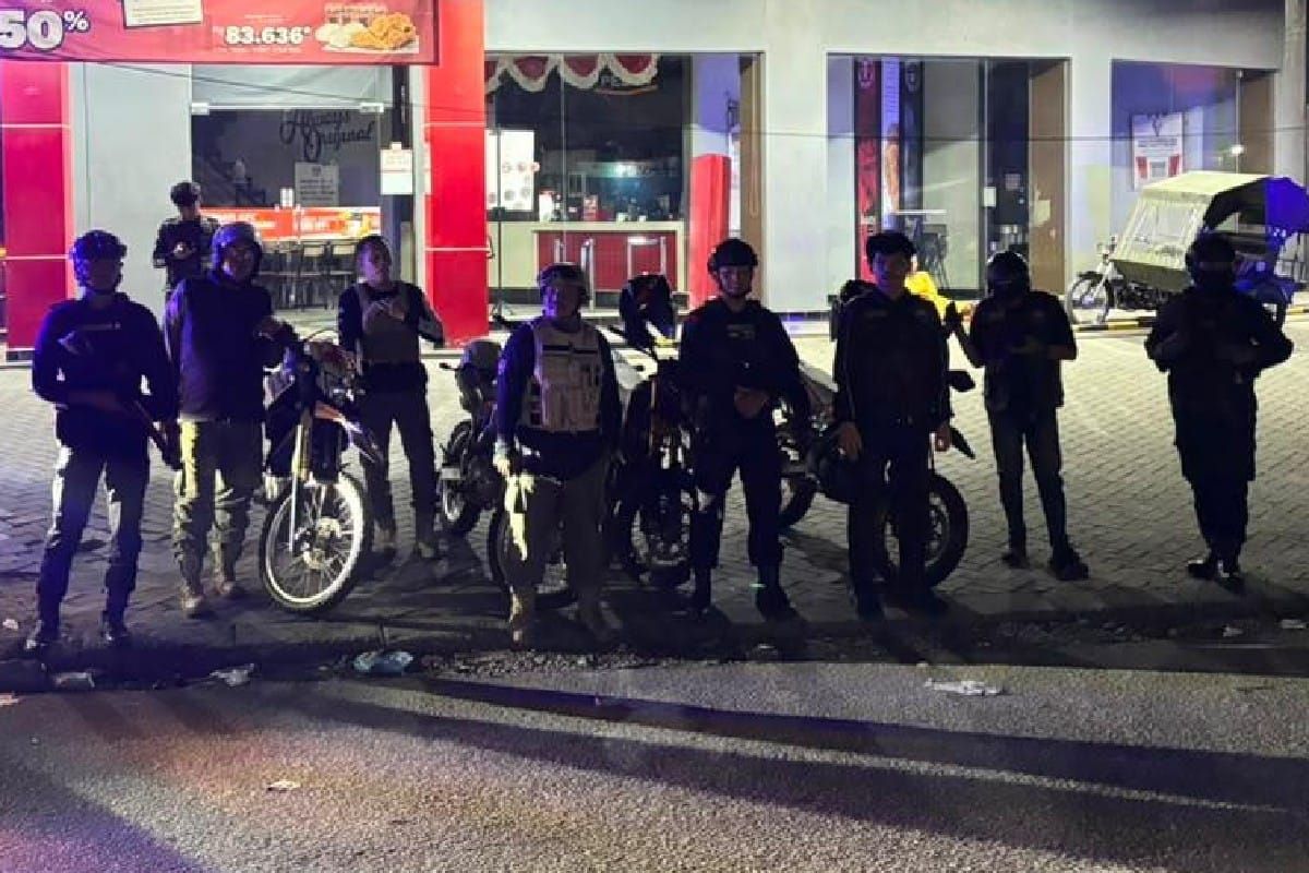 Brimob Polda Sumut dan Polrestabes Medan Patroli Malam Antisipasi Begal Hingga Geng Motor Saat Libur Maulid