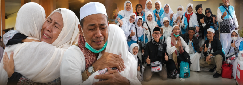 393 Jemaah Haji Bengkulu Kloter PDG 02 Pulang Utuh dan Sehat, Tangis Haru Warnai Penyambutan di Asrama Haji