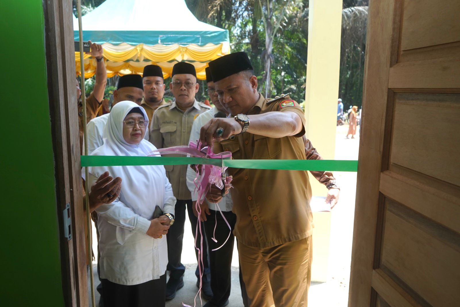 Wakil Bupati Asahan Resmikan Gedung Persiapan MAN 3 Asahan di Aek Ledong, 72 Siswa Sudah Terdaftar