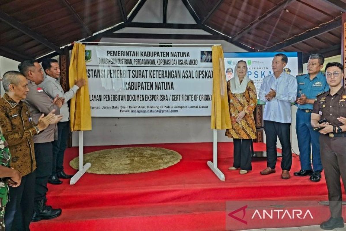 Bupati Natuna Resmikan IPSKA, Pelaku Usaha Tak Lagi ke Batam Hanya untuk Urus Dokumen Ekspor