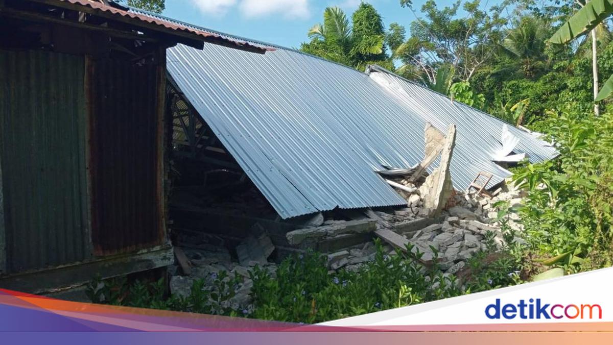 Gempa M 7,7 Filipina Rusak 31 Bangunan di Sulawesi Utara, 27 Rumah Warga dan 2 Gereja Terdampak