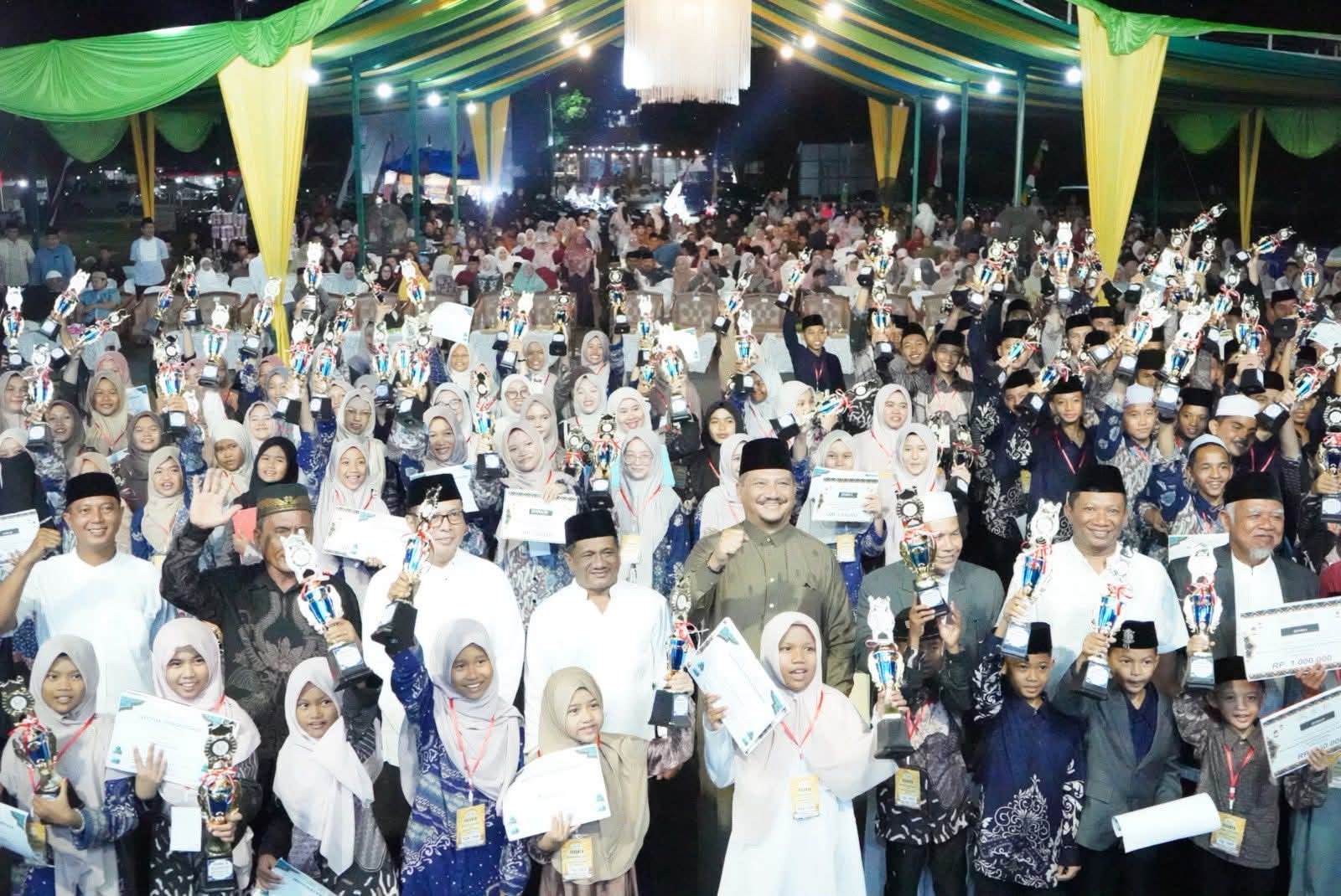 Kecamatan Seruway Pertahankan Gelar Juara Umum MTQ Ke-IX Aceh Tamiang, Raih 266 Poin, Bupati Armia Pahmi Beri Pesan Khusus