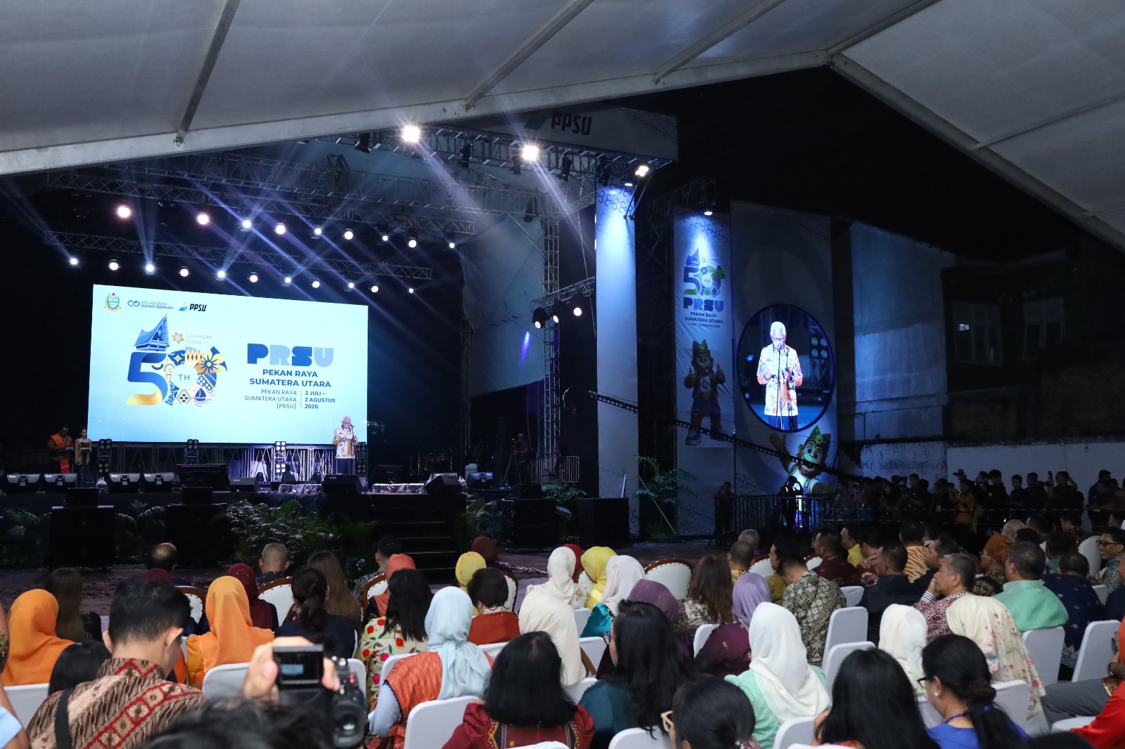 Bupati Asahan Taufik Zainal Abidin Apresiasi PRSU ke-50, Komit Dukung Promosi UMKM dan Investasi Daerah