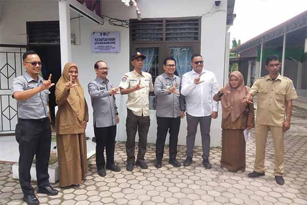 Baru 23 dari 66 Posbankumdes di Langsa Aktif Lapor, Kemenkum Aceh Dorong Digitalisasi Usai Pilciksung