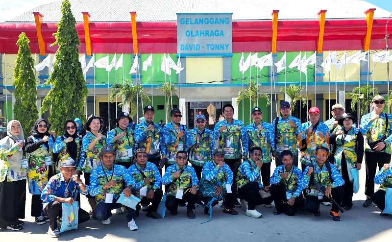 Wakil Bupati Barito Utara Hadiri PENAS Petani Nelayan XVII di Gorontalo, Serap Inovasi Teknologi Pangan
