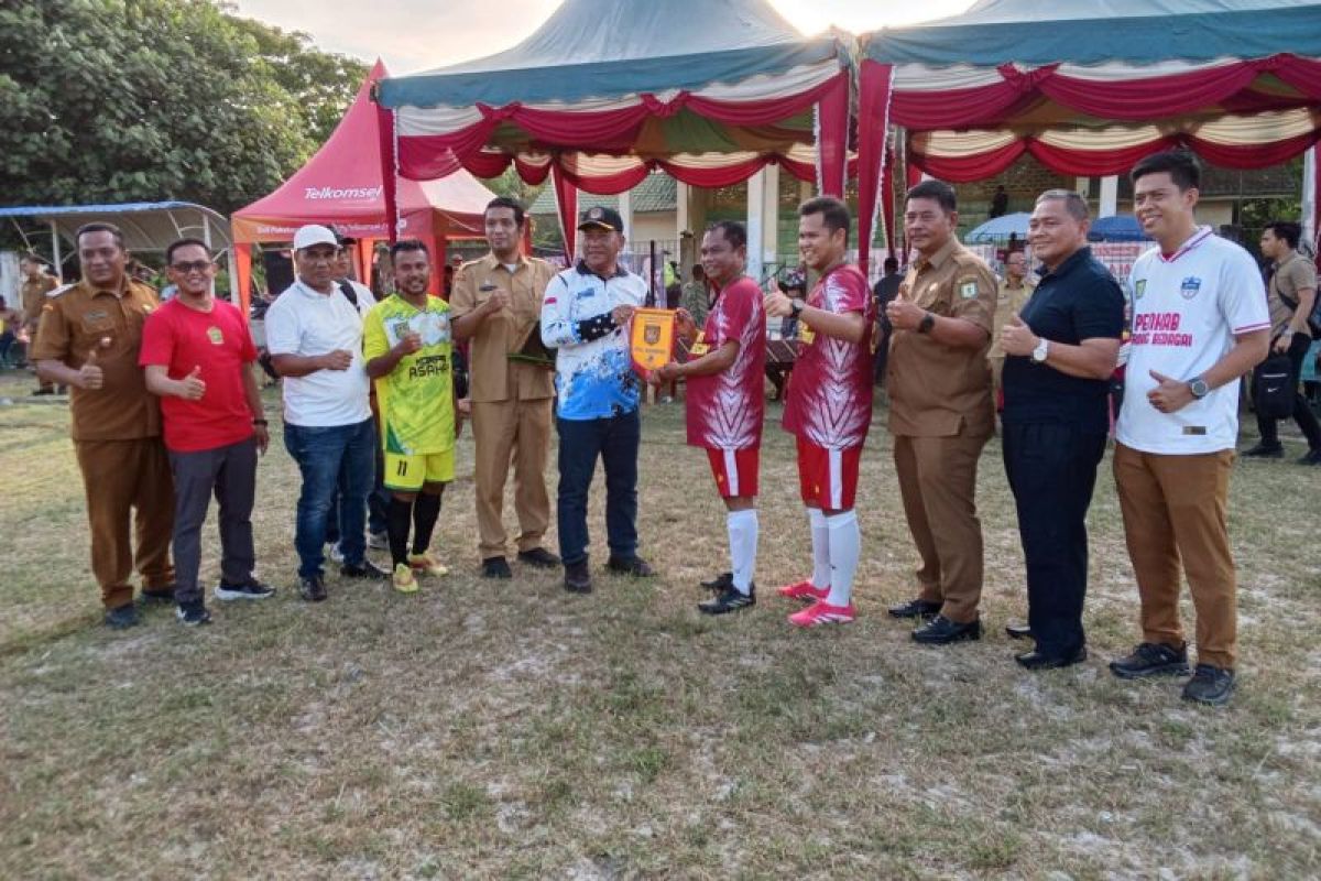 Bupati dan Wakil Bupati Sergai Turun Jadi Starter, Korpri Dambaan Hajar Korpri Asahan 4-1 di Laga Pembuka Piala Bupati U-23