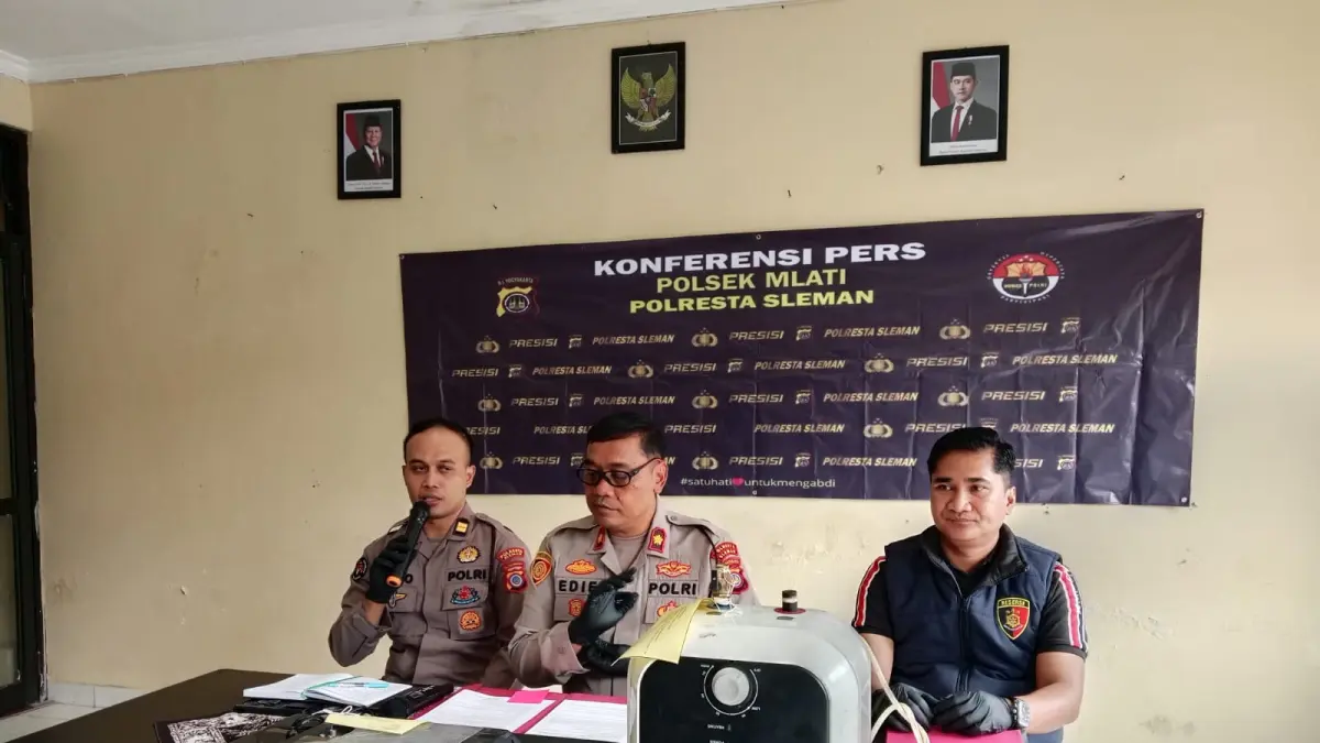 Sewa Kos Eksklusif di Sleman Berujung Curanmor, Pemuda 21 Tahun Gondol TV dan Water Heater