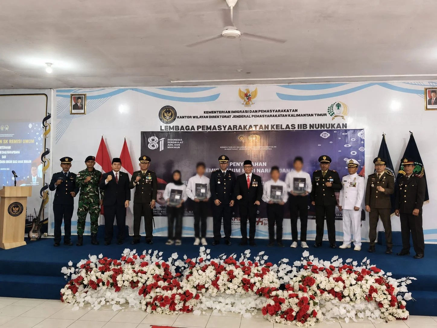 13 Warga Binaan Lapas Nunukan Bebas di HUT ke-81 RI, 967 Narapidana Terima Remisi dari 1.003 Penghuni