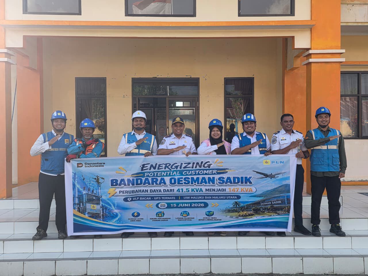 PLN Tambah Daya Listrik Bandara Oesman Sadik Labuha Tiga Kali Lipat, Dorong Ekonomi Halmahera Selatan