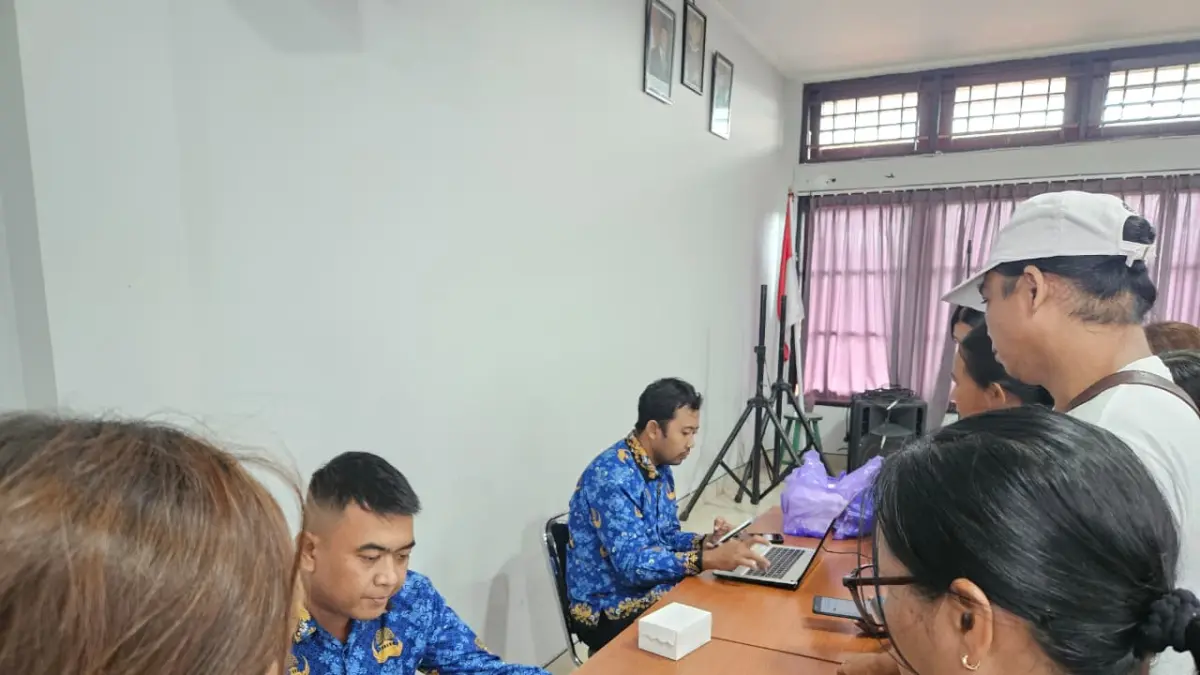 Dinsos Gianyar Uji Coba Digitalisasi Bantuan Sosial di Blahbatuh, 106 Peserta Ikuti Verifikasi Data