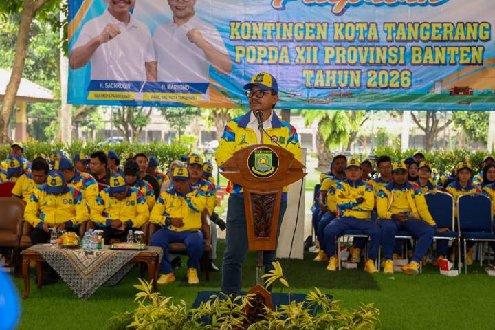 Target Juara Umum POPDA XII Banten, Pemkot Tangerang Lepas 411 Atlet ke Cilegon