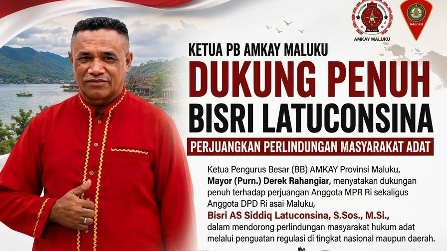Ketua PB AMKAY Maluku Derek Rahangiar Dukung Bisri Latuconsina Perjuangkan RUU Perlindungan Masyarakat Adat