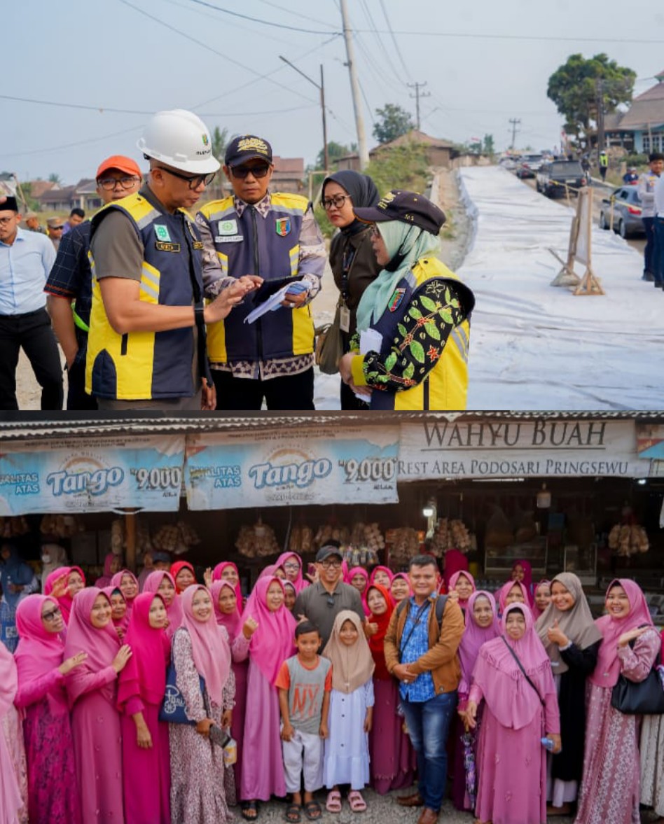 Target Rampung Oktober 2026, Perbaikan Jalan Kalirejo-Pringsewu Sentuh 2,7 Km Rigid Pavement
