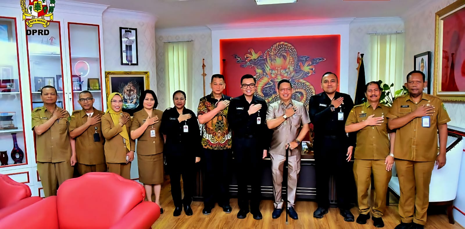 Ketua DPRD Medan Wong Chun Sen Terima Kunjungan Serdik Sespimmen Polri, Bahas Pengawasan Harga Pangan
