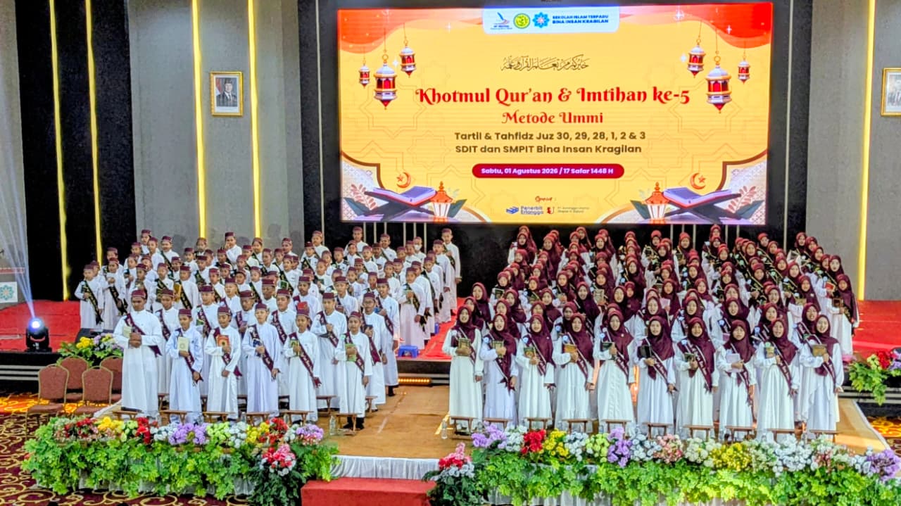 Wisuda Khatmul Qur'an ke-5 Bina Insan Kragilan Serang: 220 Santri SDIT-SMPIT Dilantik, Capaian Naik 46 Persen