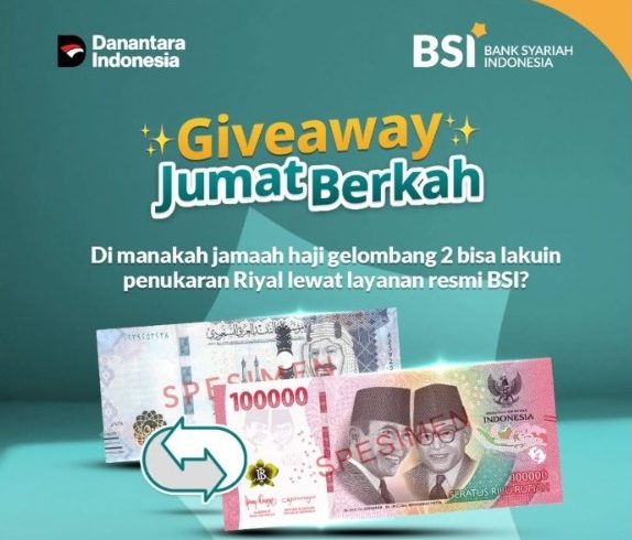 BSI Bagikan Saldo E-Wallet Rp500 Ribu Lewat Giveaway Jumat Berkah