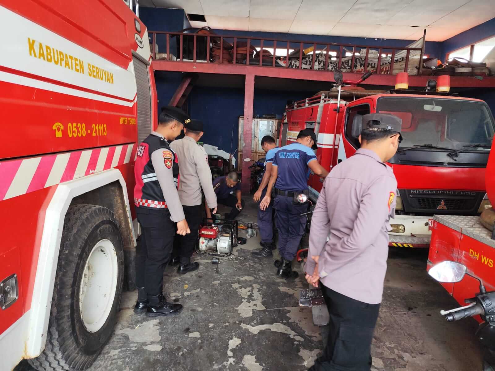 Polres Seruyan Terjunkan Personel Siaga On Call Amankan Bank, Pasar Saik, dan Ruas Jalan Kuala Pembuang