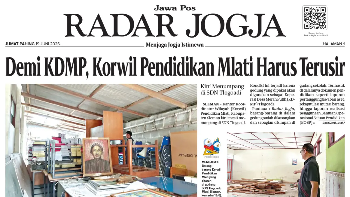 Kantor Korwil Pendidikan Mlati Sleman Terpaksa Numpang di SDN Tlogoadi Akibat Gedung Dipakai Koperasi Desa Merah Putih