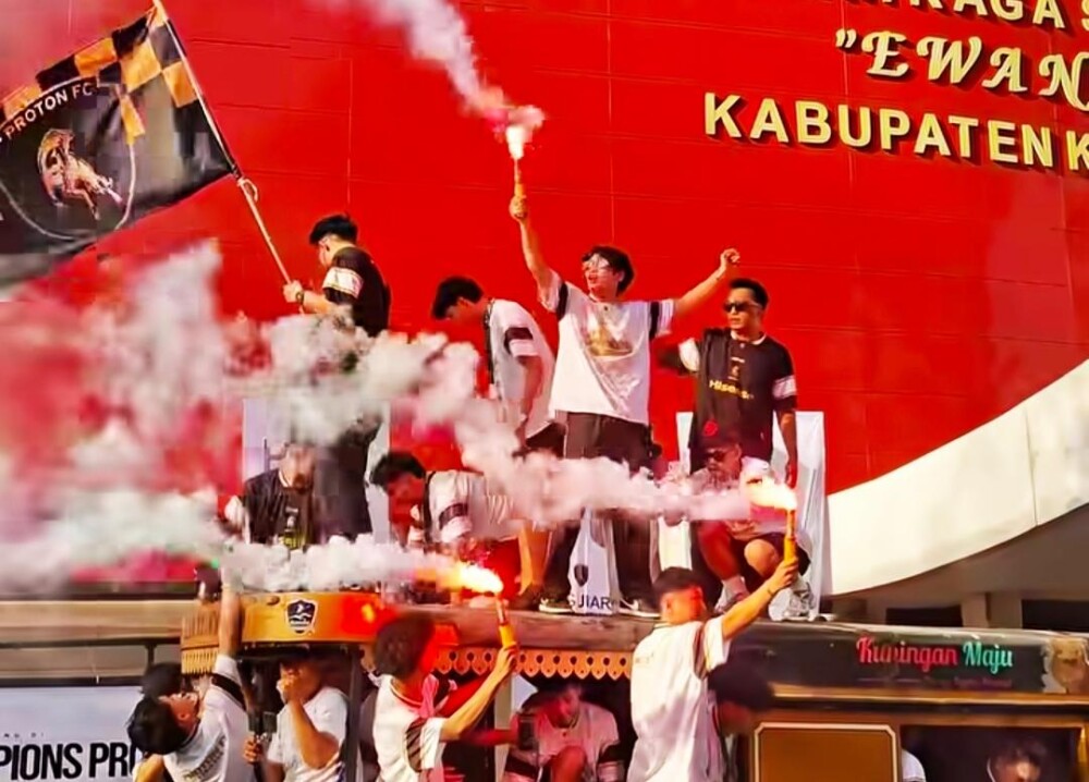 Konvoi Kemenangan Proton FC Kuningan Usai Juara PFL 2 Nasional, Manajemen Siap Datangkan Pemain Asing Brasil