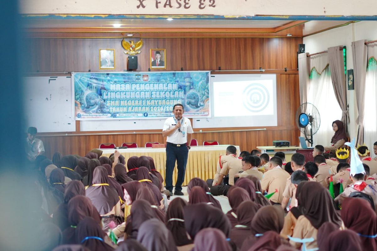 Diskominfo OKI Bekali 150 Siswa Baru SMAN 1 Kayuagung soal Etika Digital dan Bahaya Hoaks di MPLS