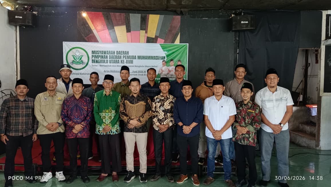 Musyda Pemuda Muhammadiyah Bengkulu Utara Tuntaskan, M. Zakky Harpenta Pimpin Periode Baru