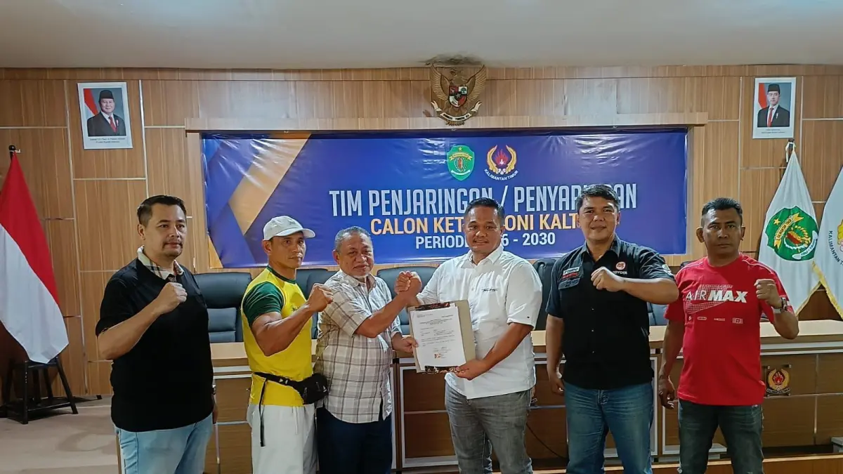 Anderiy Syachrum Kembalikan Berkas Calon Ketua KONI Kaltim, Kantongi 55 Dukungan dari 24 Cabang Olahraga