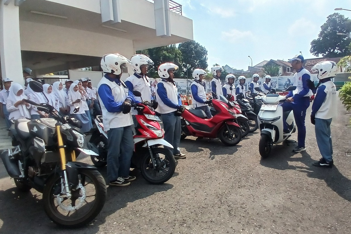 107 Siswa SMK di Kebumen Ikuti Pelatihan Safety Riding Astra Motor Yogyakarta, Ini Tips Jaga Jarak Aman