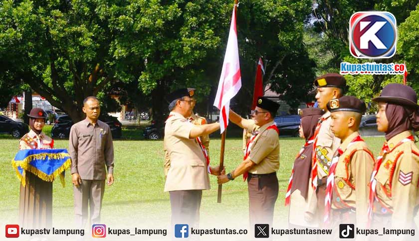 36 Pramuka Lampung Barat Dilepas ke Jambore Nasional XII, Sekda Nukman Ingatkan Jaga Nama Daerah di Cibubur