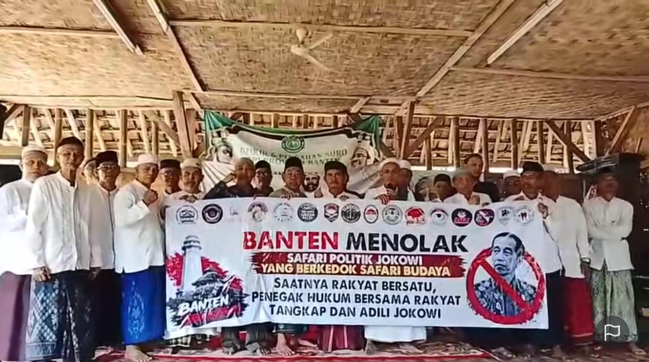 Video Penolakan Kedatangan Jokowi di Banten Viral di TikTok, Perwakilan Warga Lebak Serukan Takbir