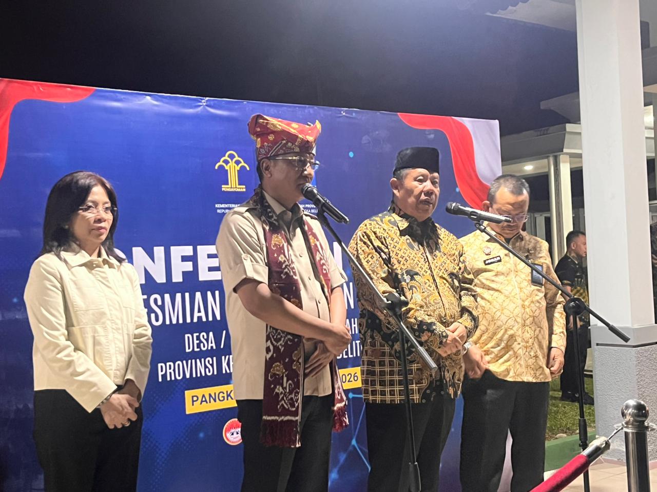 Menteri Hukum Resmikan 393 Posbakum di Bangka Belitung, Akses Keadilan Kini Ada hingga ke Desa