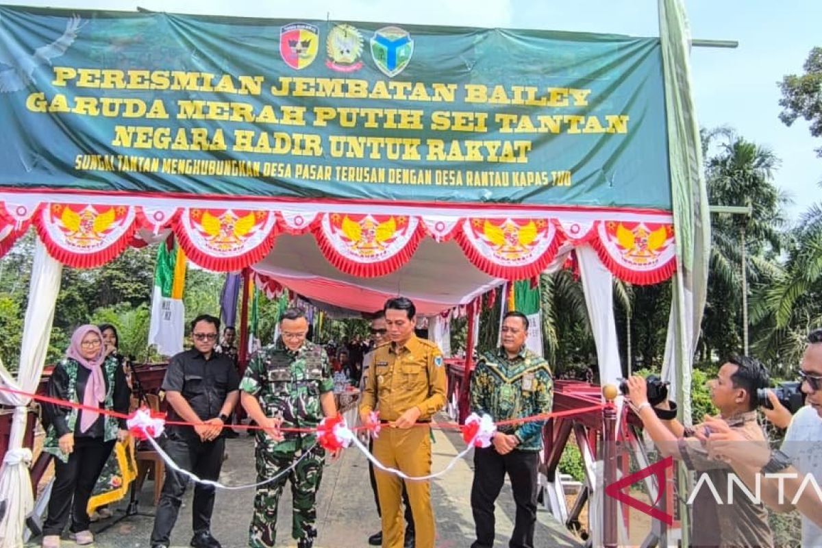 Dua Jembatan Garuda Merah Putih Resmi Beroperasi di Batang Hari, Buka Akses 2 Desa dan Pacu Ekonomi Warga