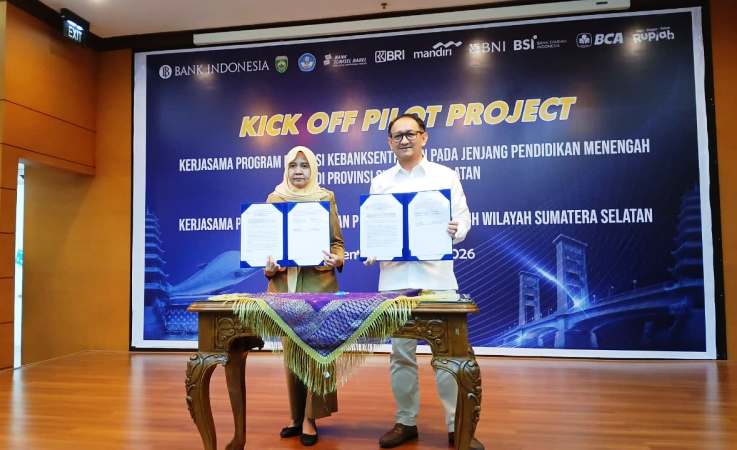 BI Sumsel dan Disdik Luncurkan Pilot Project Edukasi Kebanksentralan untuk 923 Guru SMA/SMK Se-Sumatera Selatan