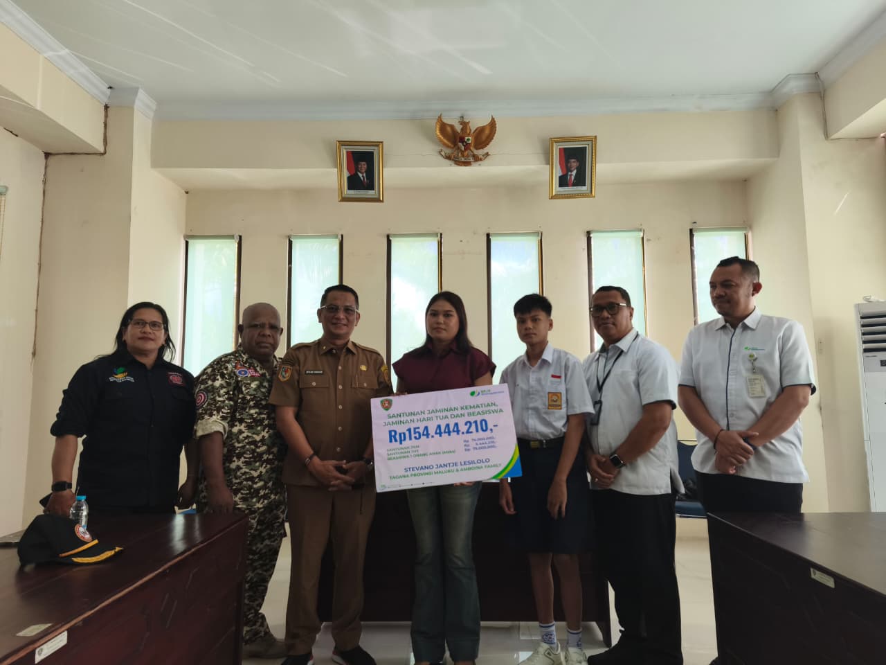 Ahli Waris Tagana Maluku Terima Santunan Rp154 Juta dari BPJS Ketenagakerjaan, Ini Rincian Manfaatnya