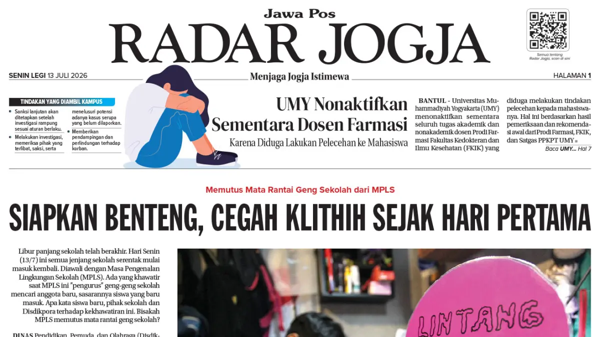 MPLS di Yogyakarta Dimulai Hari Ini, Orang Tua Khawatir Geng Pelajar Kembali Beraksi