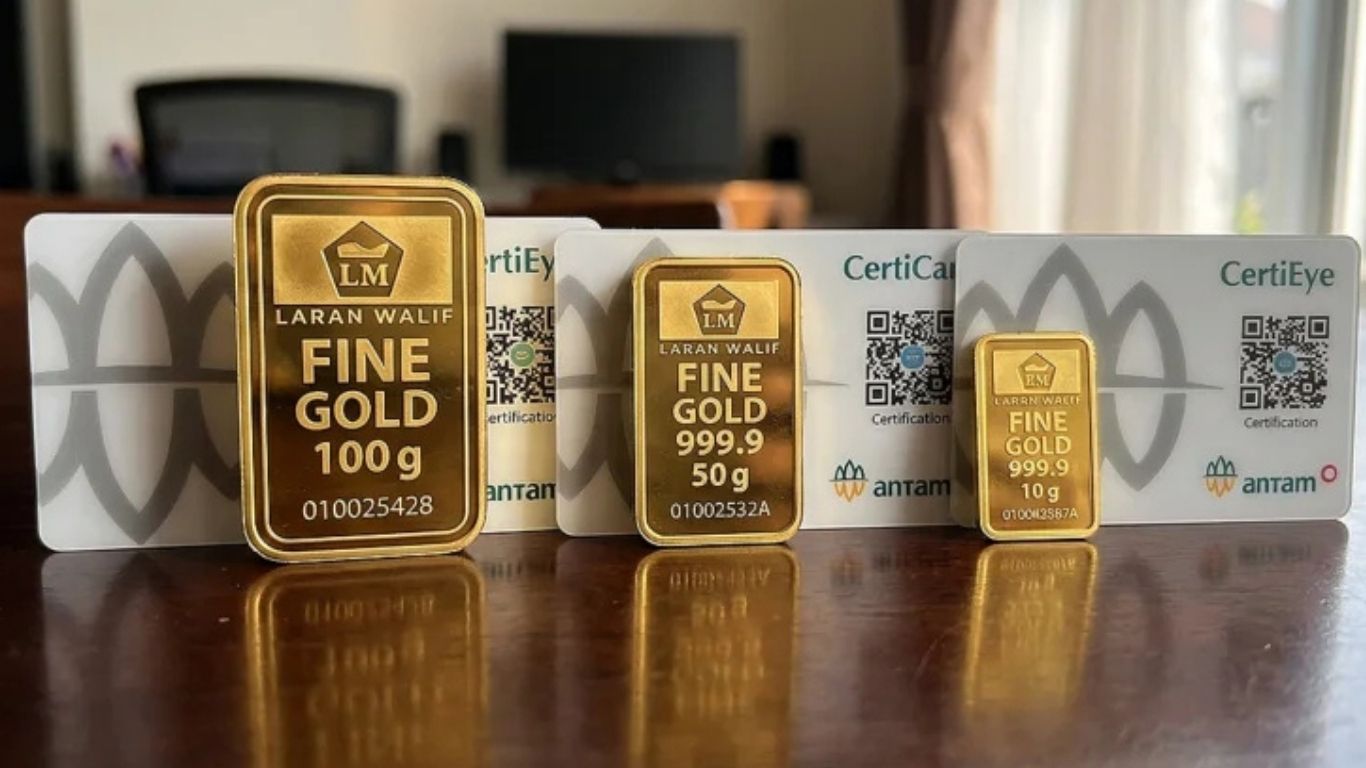 Harga Emas Antam di Sumsel Hari Ini Naik Rp8.000 per Gram, Buyback Tembus Rp2.349.000