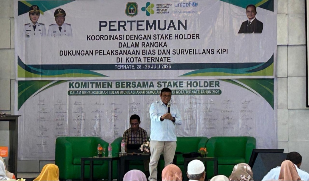 Dinkes Malut Genjot Imunisasi Ribuan Anak Sekolah di Ternate, Cakbaru Capai 39 Persen
