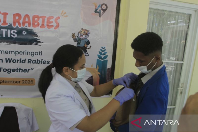 Balai Karantina NTT Suntik Vaksin Rabies Gratis 50 Anjing di Kupang, Siapkan 150 Kantong Darah