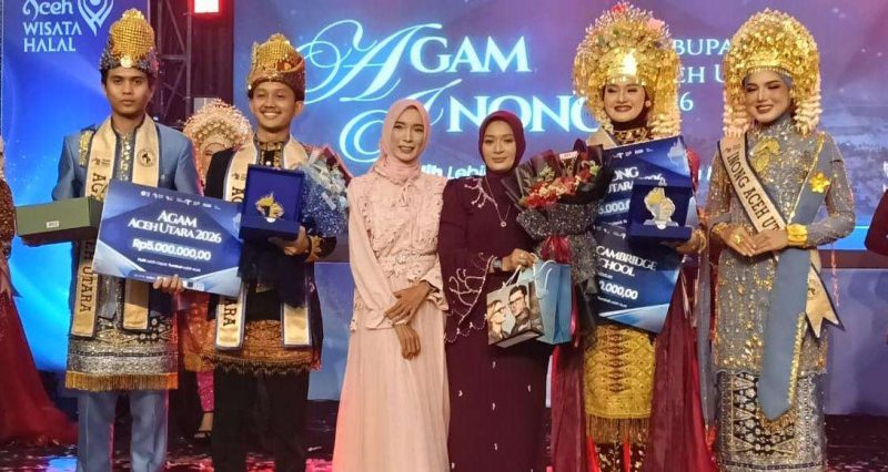 Aceh Utara Nobatkan Saidul Qausar dan Mud Maina Duta Wisata 2026