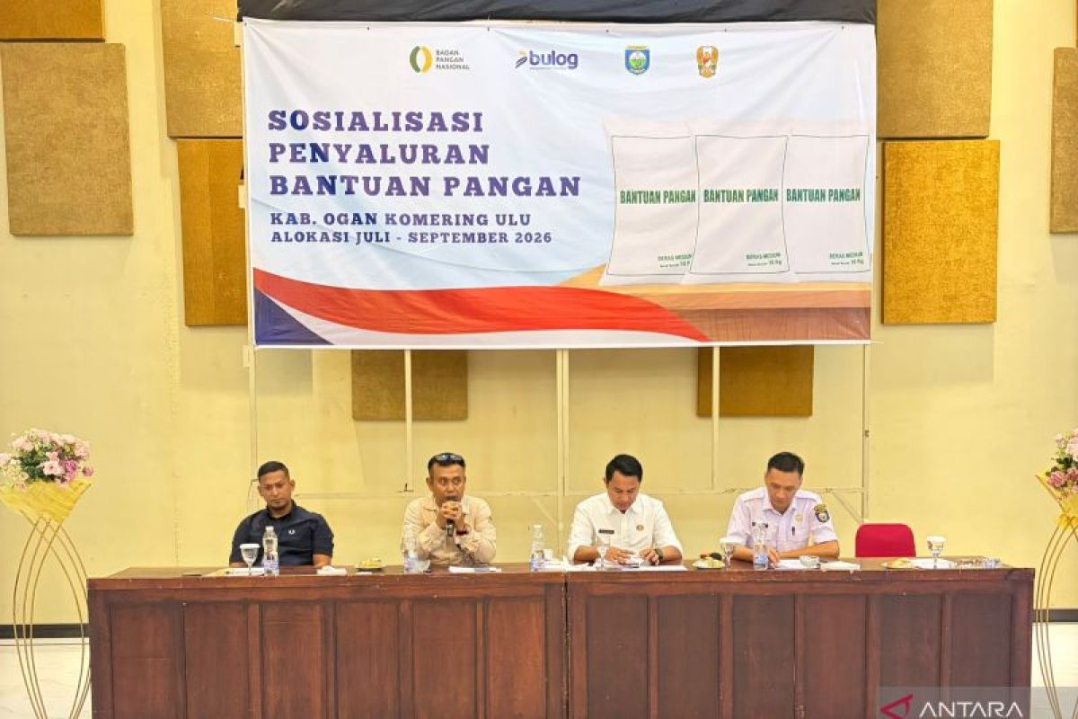 Bulog OKU Siapkan 1.418 Ton Beras Bantuan Pangan, 47.288 Warga di 13 Kecamatan Terima 30 Kg per Keluarga