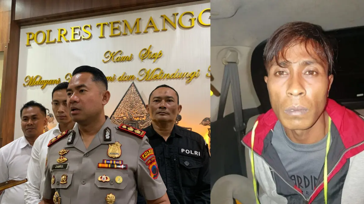 Suami Bacok Istri di Ngadirejo Temanggung Dibekuk Polisi Saat Hendak Kabur ke Wonosobo