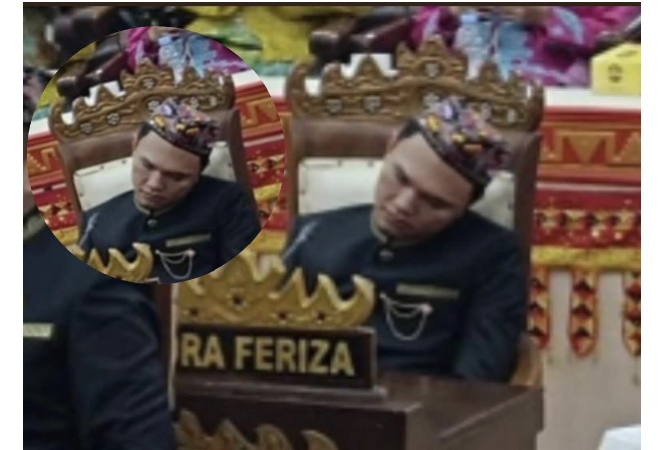 Anggota DPRD Bandar Lampung Tidur Saat Sidang Paripurna HUT Kota ke-344, Forkopimda dan Tamu Undangan Jadi Saksi