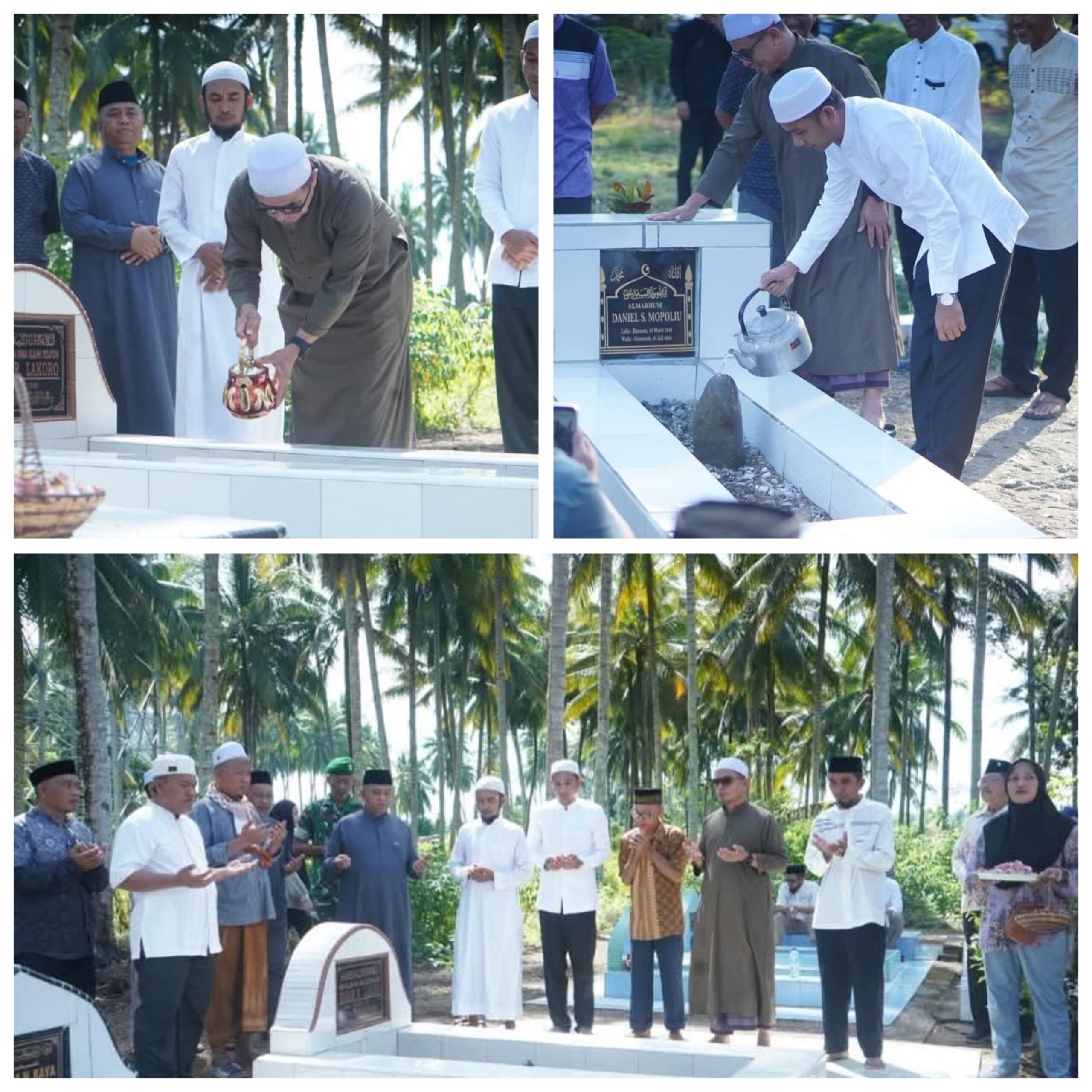 Ziarah Makam Pejuang Pemekaran Warnai HUT ke-19 Bolaang Mongondow Utara, Doa Bersama Jadi Momentum Refleksi