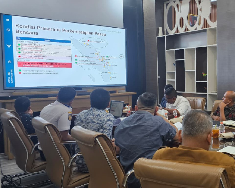 Kadishub Aceh Usul Masterplan Kereta Api Dievaluasi Ulang Pascabencana, 65 Titik Fasilitas Rusak