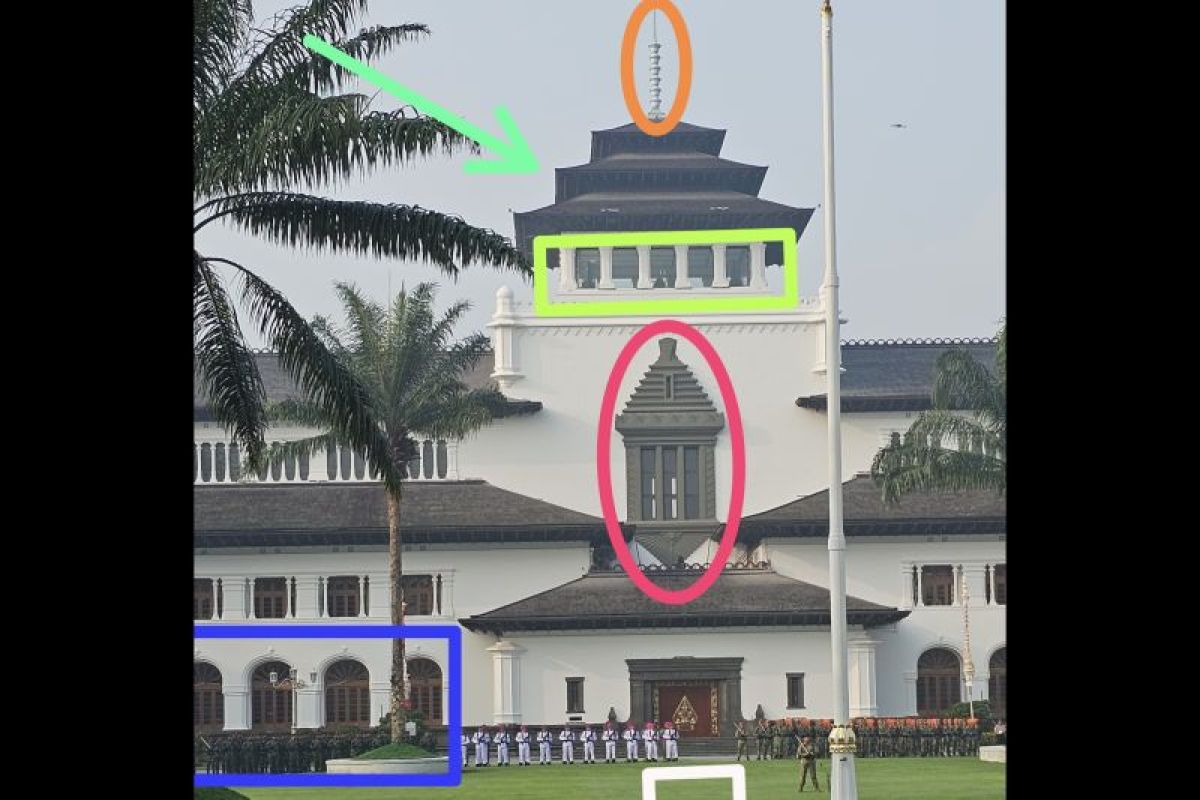 6 Fakta Arsitektur Gedung Sate Bandung: Tusuk Sate Enam Juta Gulden hingga Pengaruh Istana Alhambra Spanyol