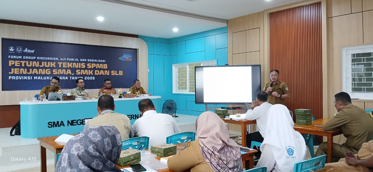 Dikbud Maluku Utara Hapus Stigma Sekolah Favorit Lewat SPMB 2026, Kuota Rombel Dikunci Pakai Dapodik