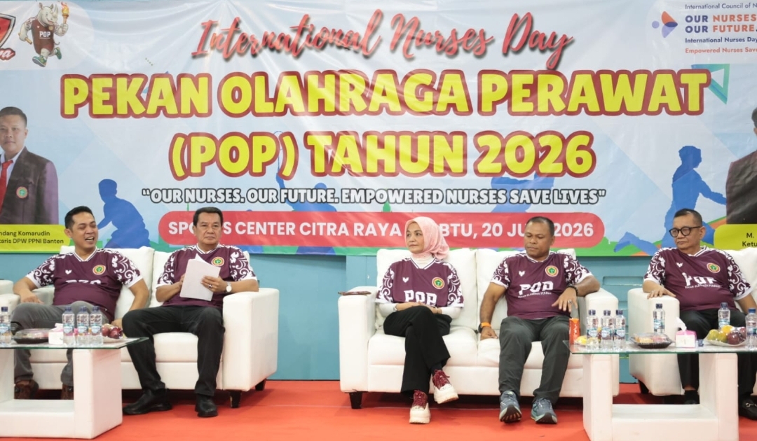 Bupati Tangerang Buka Pekan Olahraga Perawat PPNI Banten 2026, 326 Atlet dari 8 Daerah Bertanding